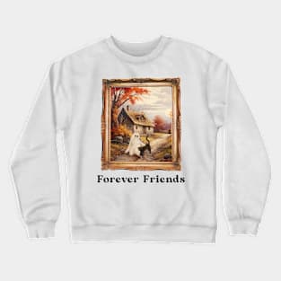 Autumn Fall Season Forever Friends Crewneck Sweatshirt